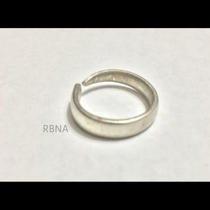Toe Ring Vintage Silver Plate Flatware Handmade
